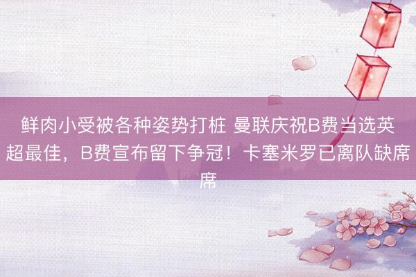 鲜肉小受被各种姿势打桩 曼联庆祝B费当选英超最佳,B费宣布留下争冠!卡塞米罗已离队缺席