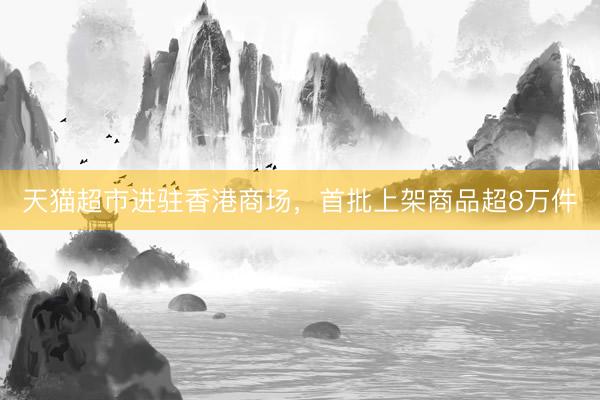 天猫超市进驻香港商场，首批上架商品超8万件
